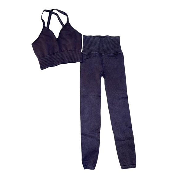 NEW Free People Movement Good Karma Bra Top & Leggings Set - Picture 3 of 8